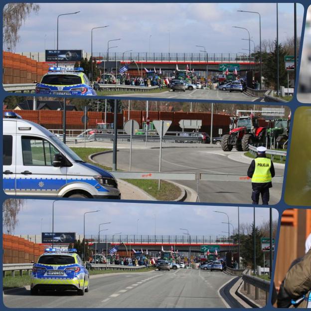 [VIDEO] Komenda Główna  podsumowuje działania Stołecznej Policji w związku z protestami rolników